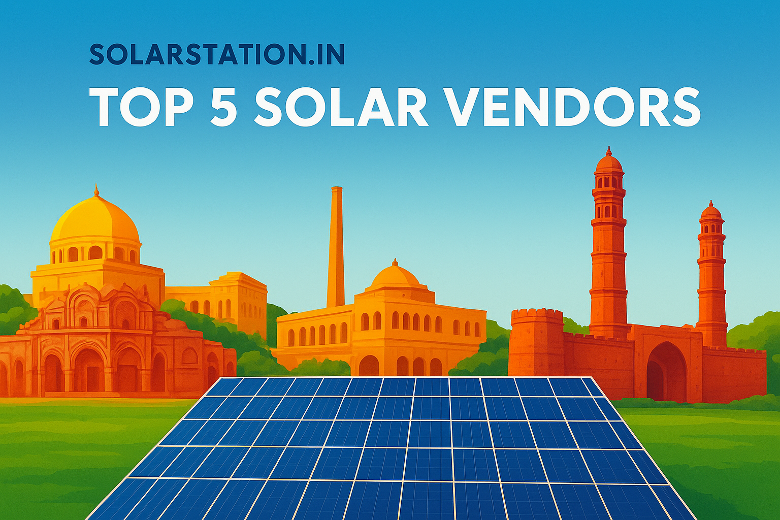 Top 5 Solar Vendors in Ahmedabad For 2025